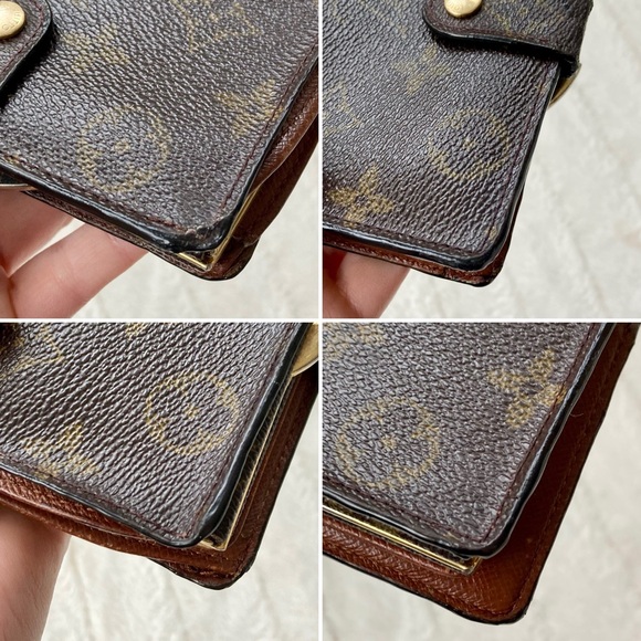 ❌SOLD❌ Louis Vuitton Vintage Y2K Monogram Kisslock Compact Wallet - Picture 8 of 16
